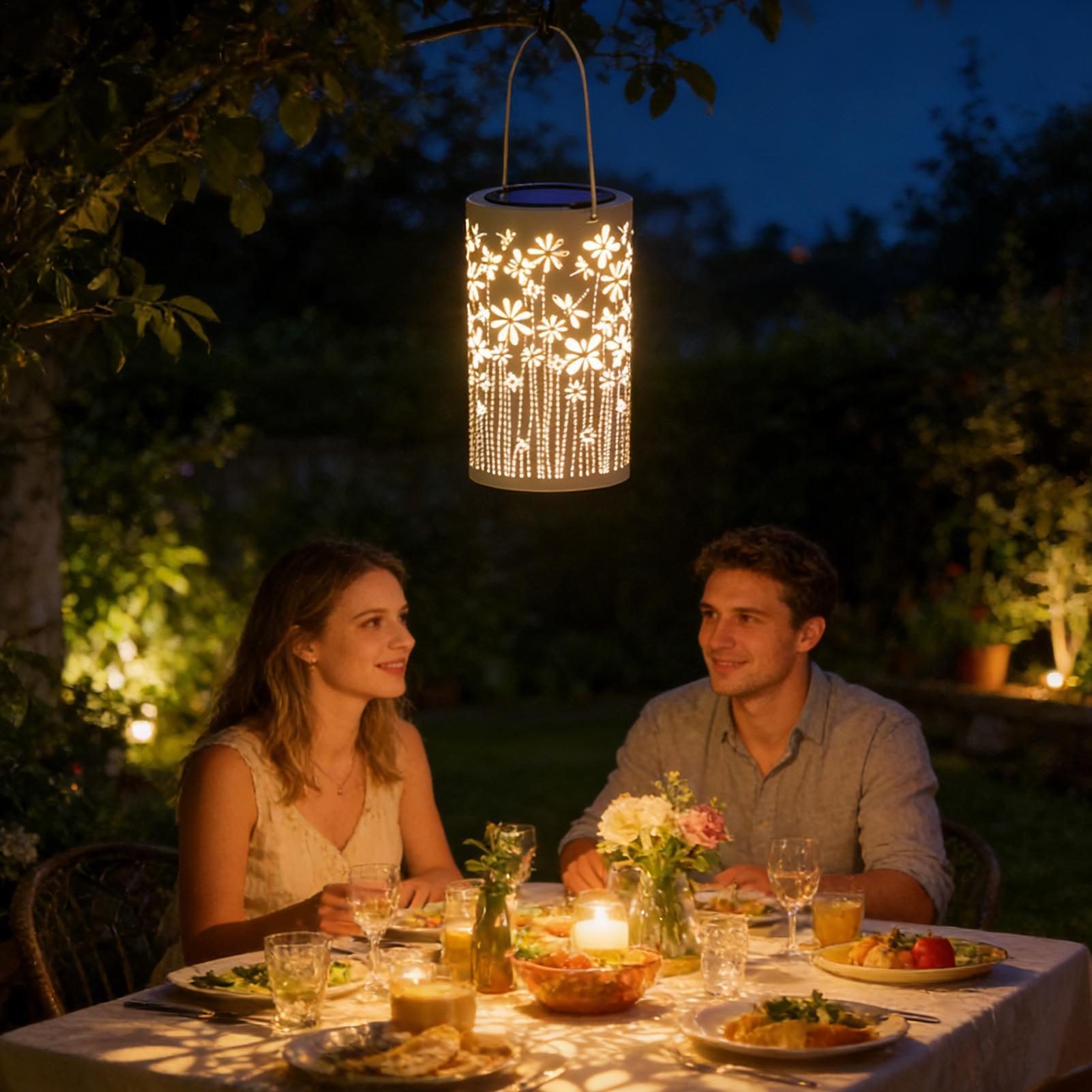 Outdoor Lighting And Decor - Outdoor Lanterns For Porch Waterproof Flower