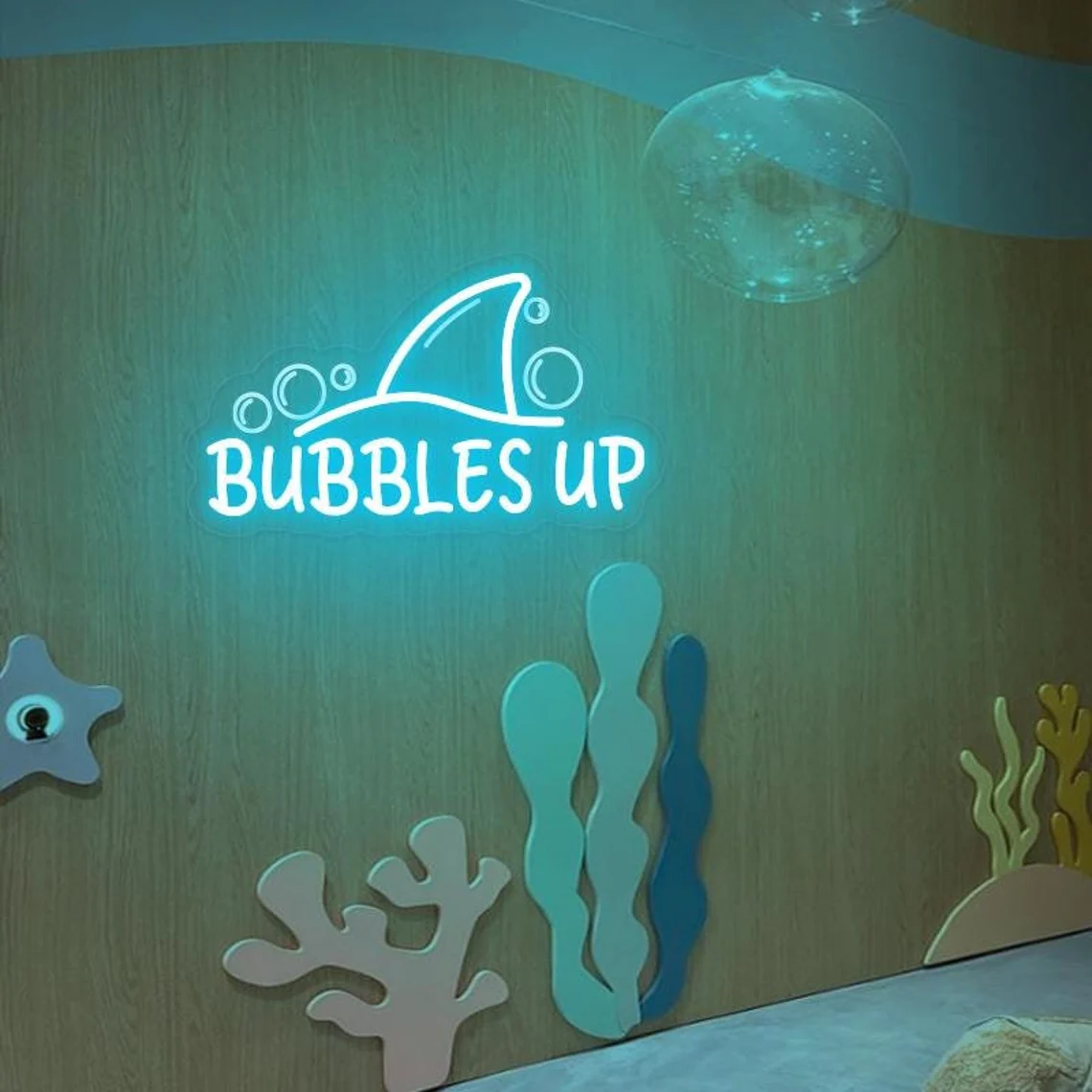 Outdoor Lighting Quotes - Bubbles Up Neon Sign, Tropical Bar