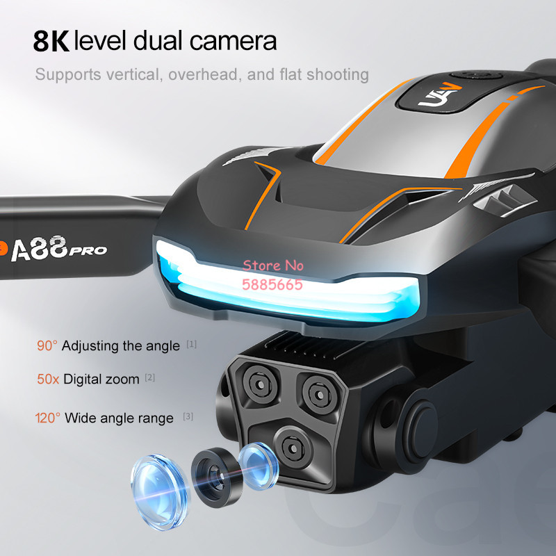 8K Aerial Photography Optical  - Outdoor Lighting Battery Operated recension och pris