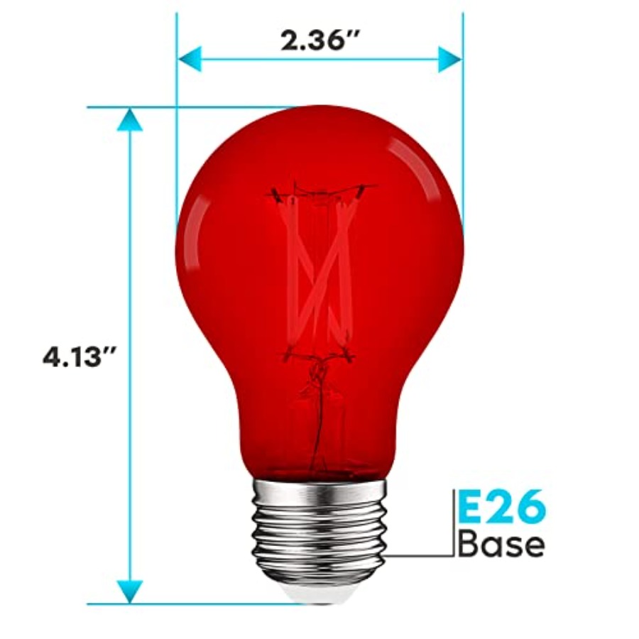 A19 Edison LED Light Bulbs, 4. - Outdoor Lighting And Decor recension och pris