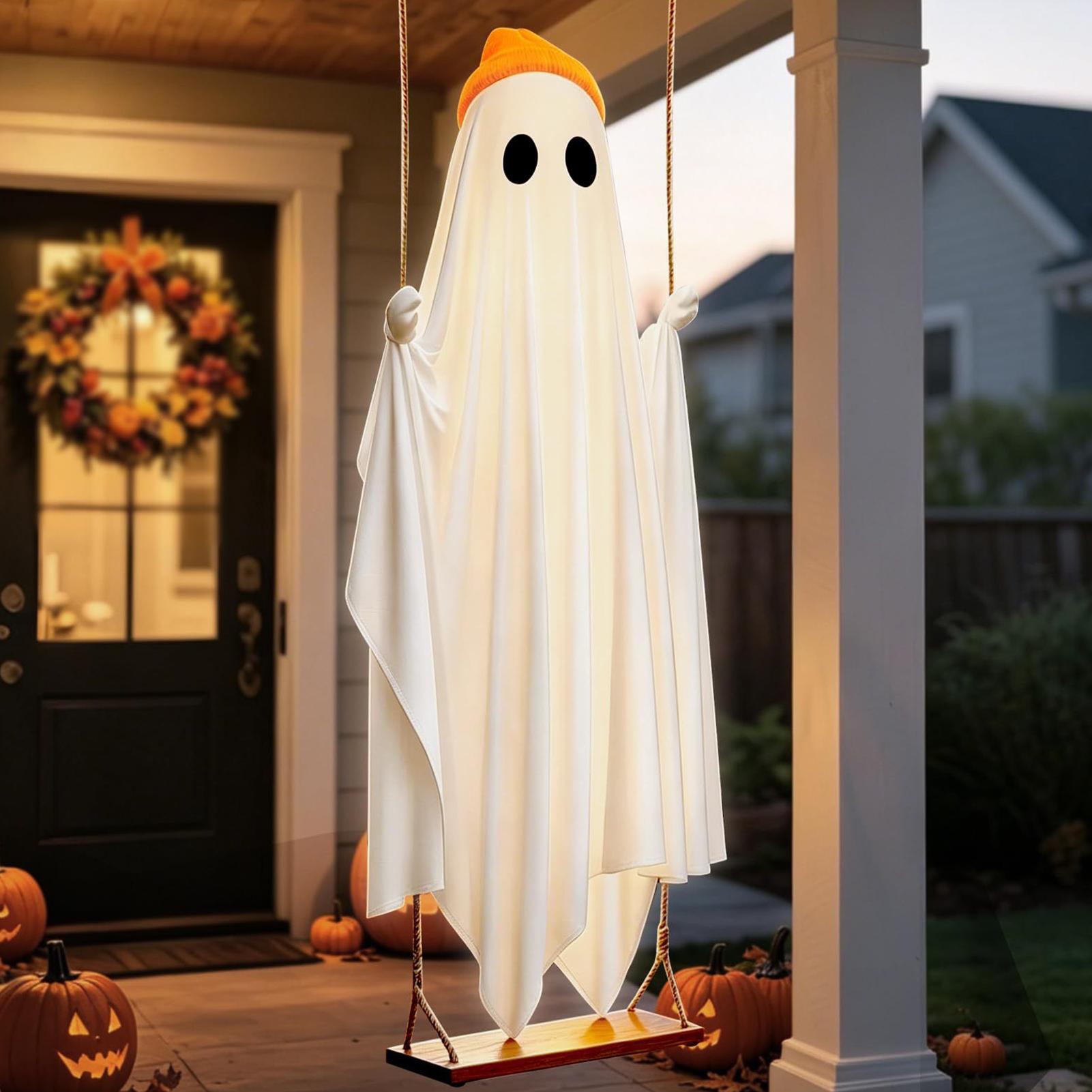 Halloween Ghost Decor With Rem - Outdoor Lighting Battery Operated recension och pris