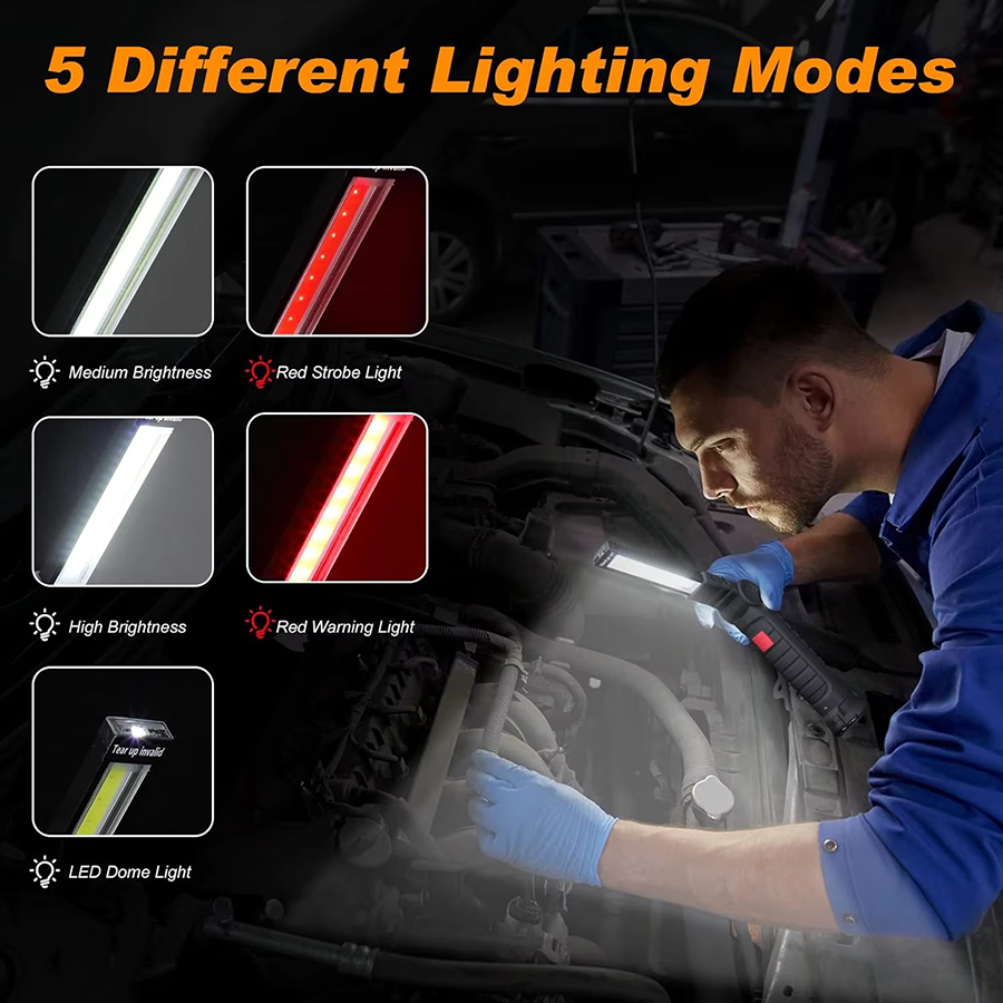 Portable LED Flashlight with M - Outdoor Lighting Beacon recension och pris