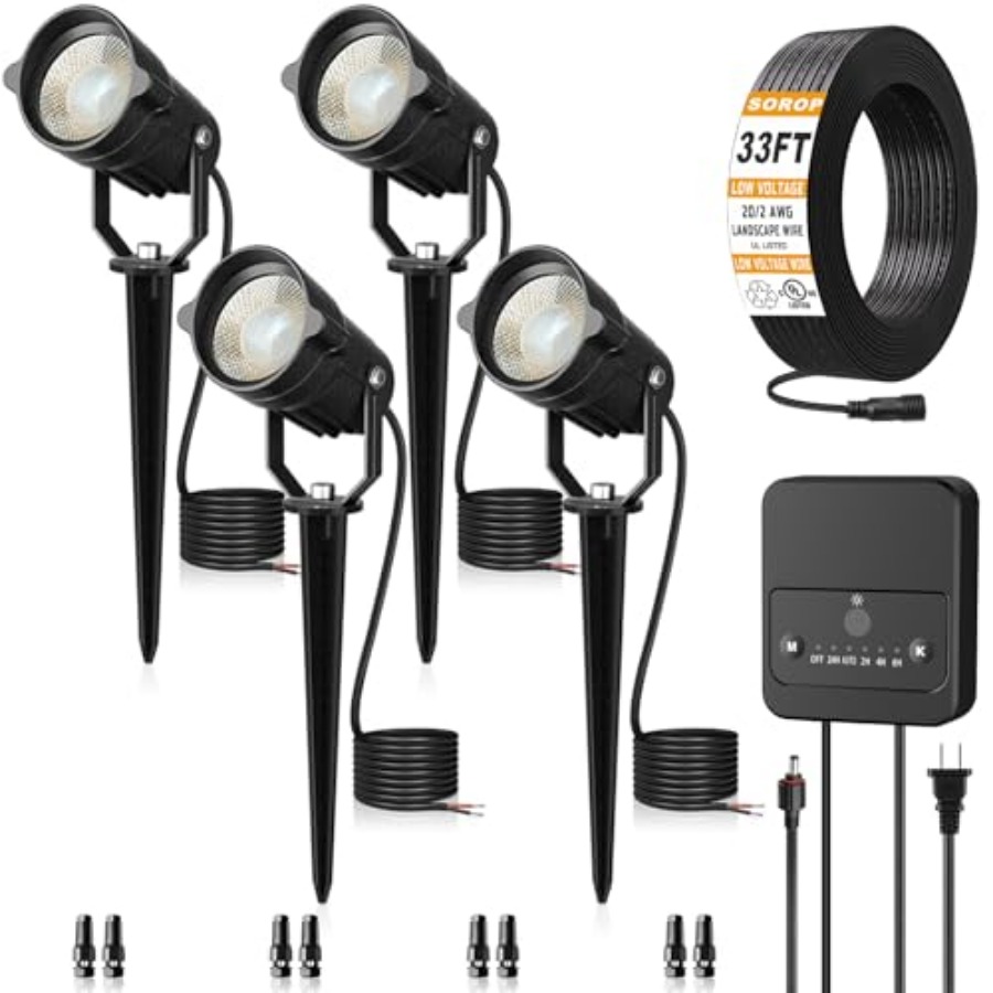 Landscape Lighting Kit Low Vol - Outdoor Lighting Kit With Transformer recension och pris