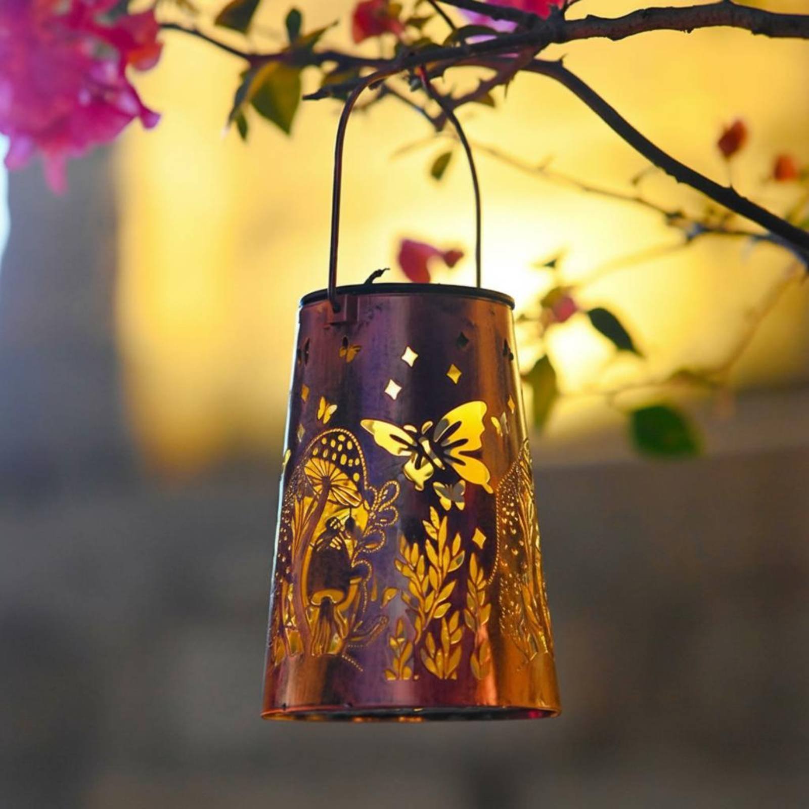 Floral Garden Lantern Pattern  - Outdoor Lighting And Decor recension och pris