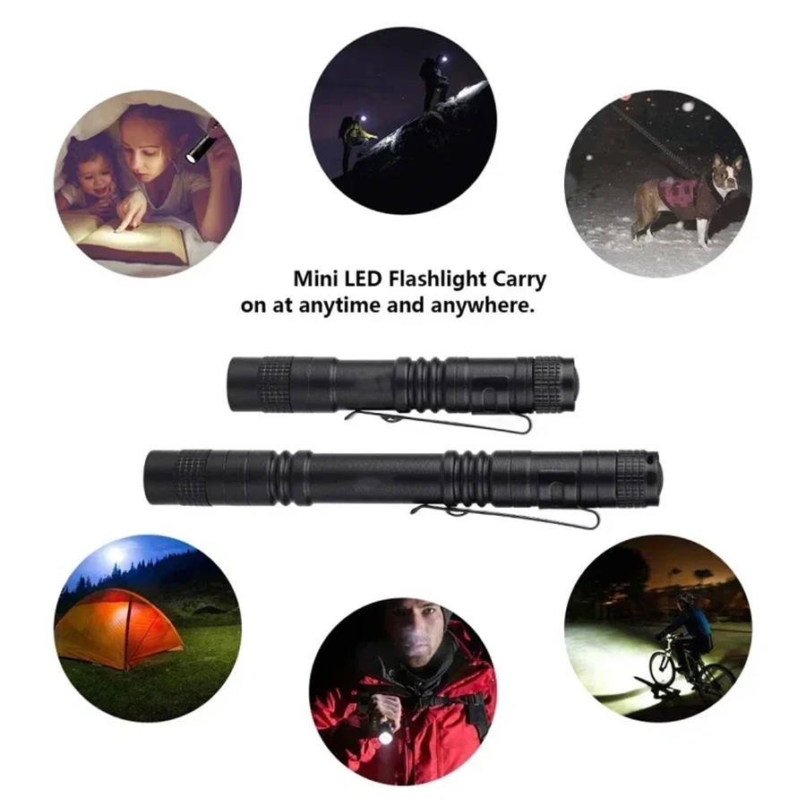 Mini Portable LED Flashlight P - Outdoor Lighting Beacon recension och pris