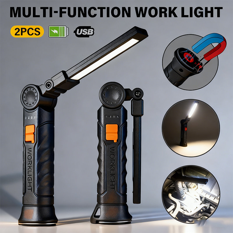 Portable COB LED Flashlight US - Outdoor Lighting Beacon recension och pris
