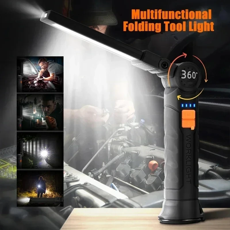 Portable COB LED Flashlight US - Outdoor Lighting Beacon recension och pris