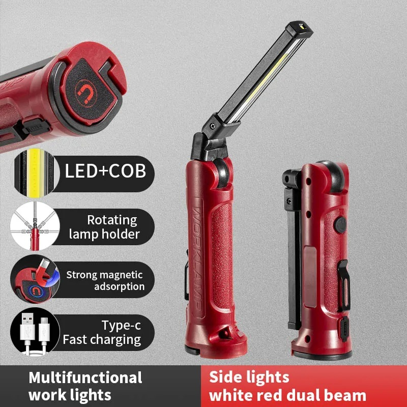COB LED Work Light Rechargeabl - Outdoor Lighting Beacon recension och pris