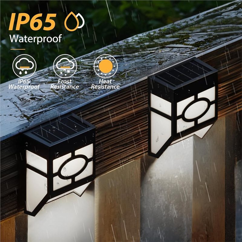 AT02-Solar Powered LED Wall Mo - Quality Outdoor Lighting Brands recension och pris