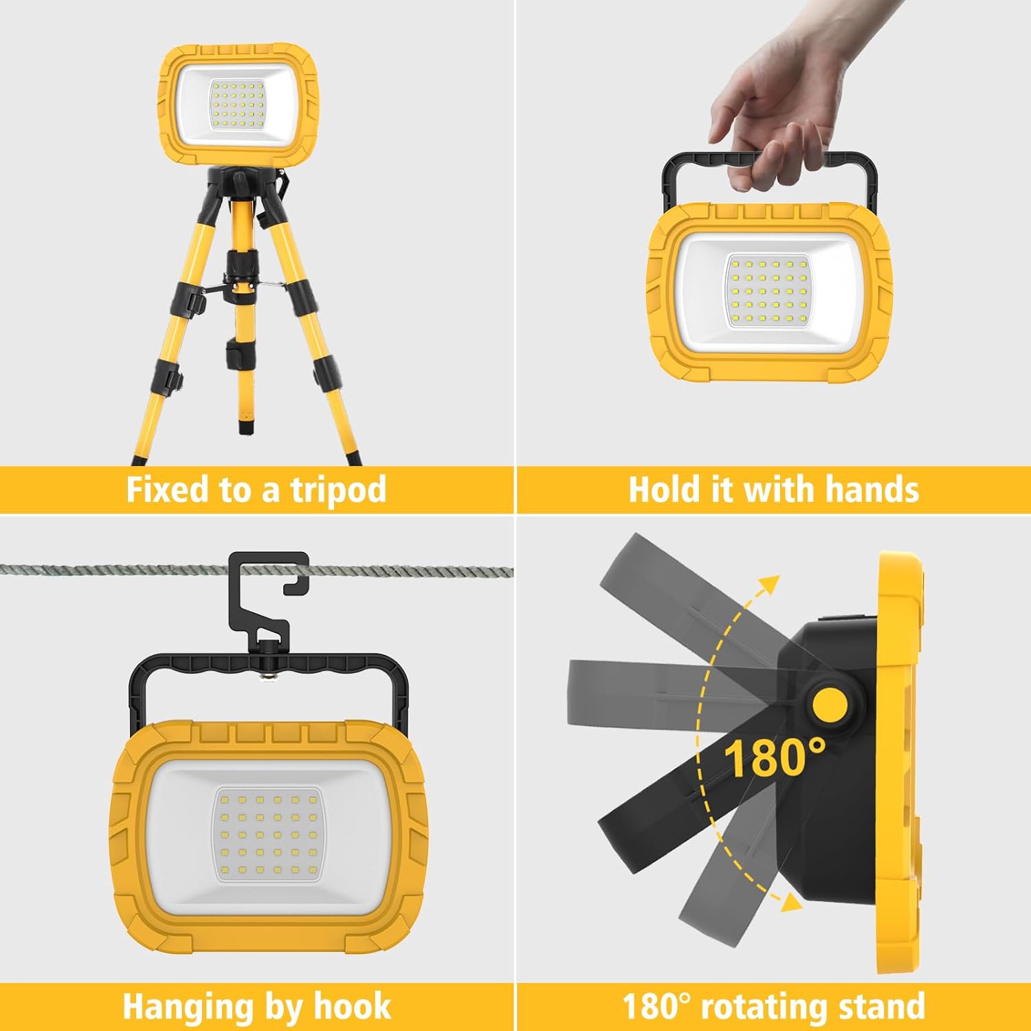 Portable 30LEDs Spotlight Outd - Outdoor Lighting Not Working recension och pris