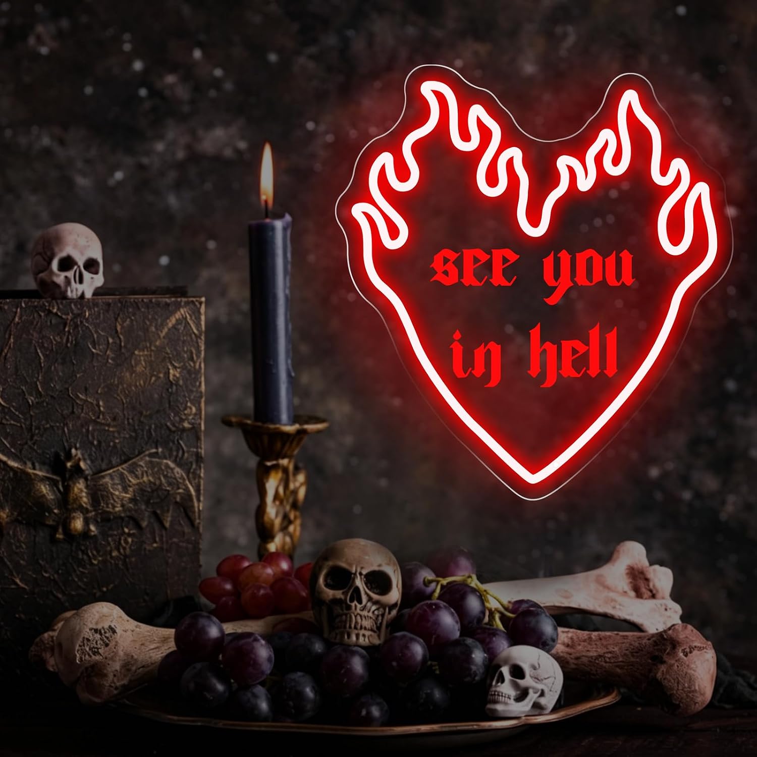 See You In Hell Quote LED Neon - Outdoor Lighting Quotes recension och pris