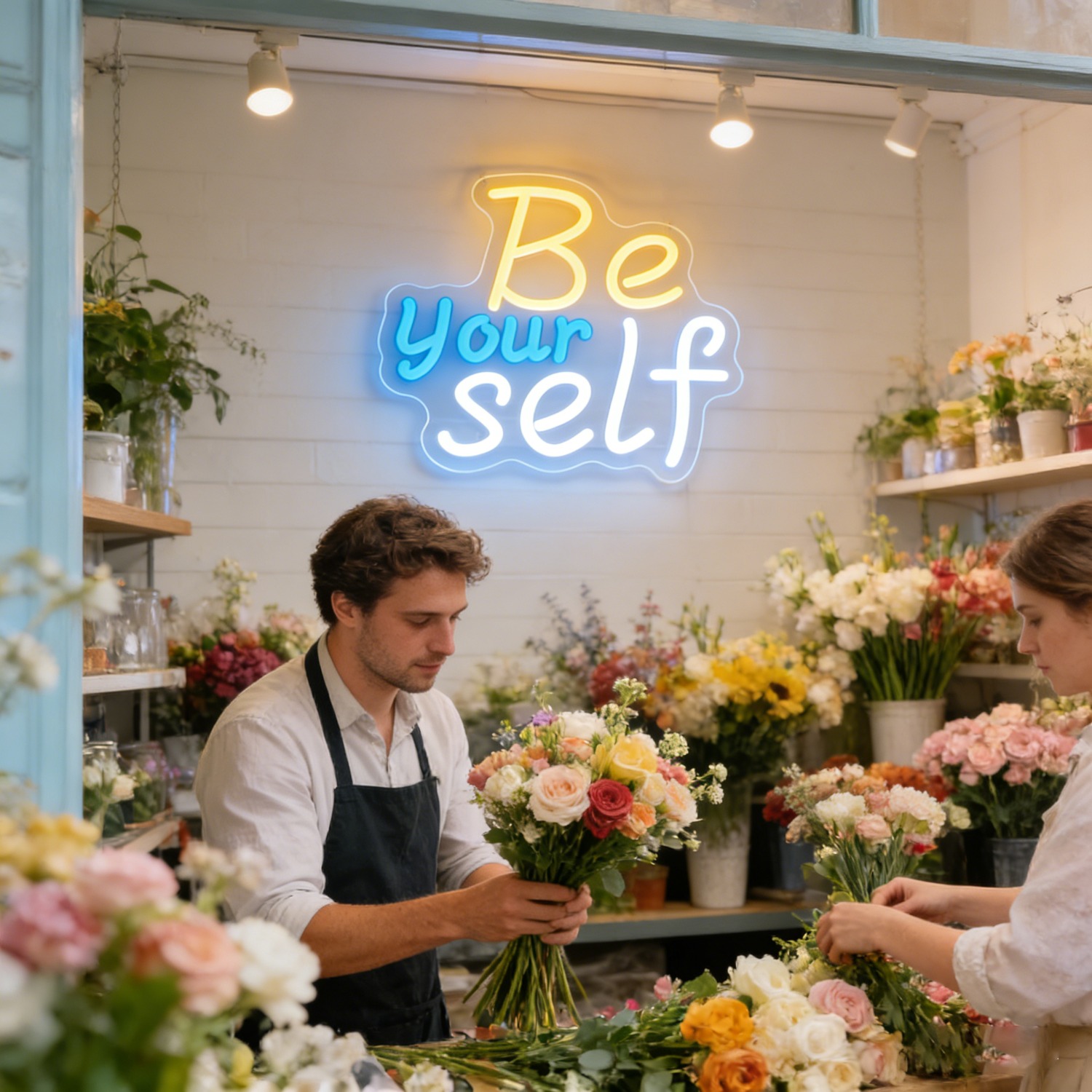 Inspirational Be Yourself Neon - Outdoor Lighting Quotes recension och pris