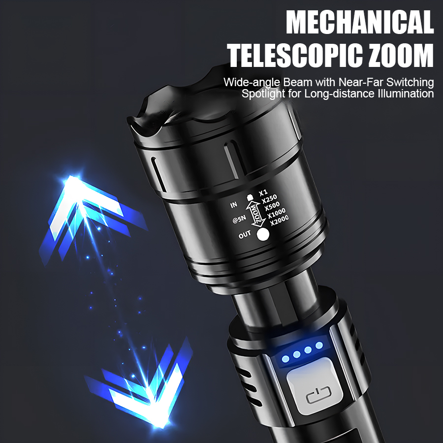 High Power P50 LED Flashlight  - Outdoor Lighting Beacon recension och pris