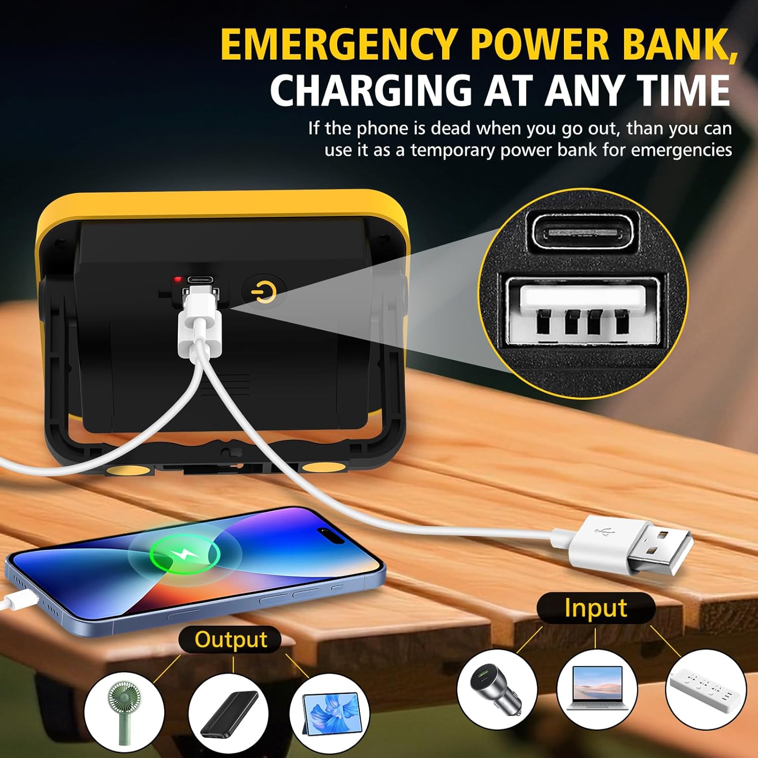 Portable LED Work Light Outdoo - Outdoor Lighting Not Working recension och pris