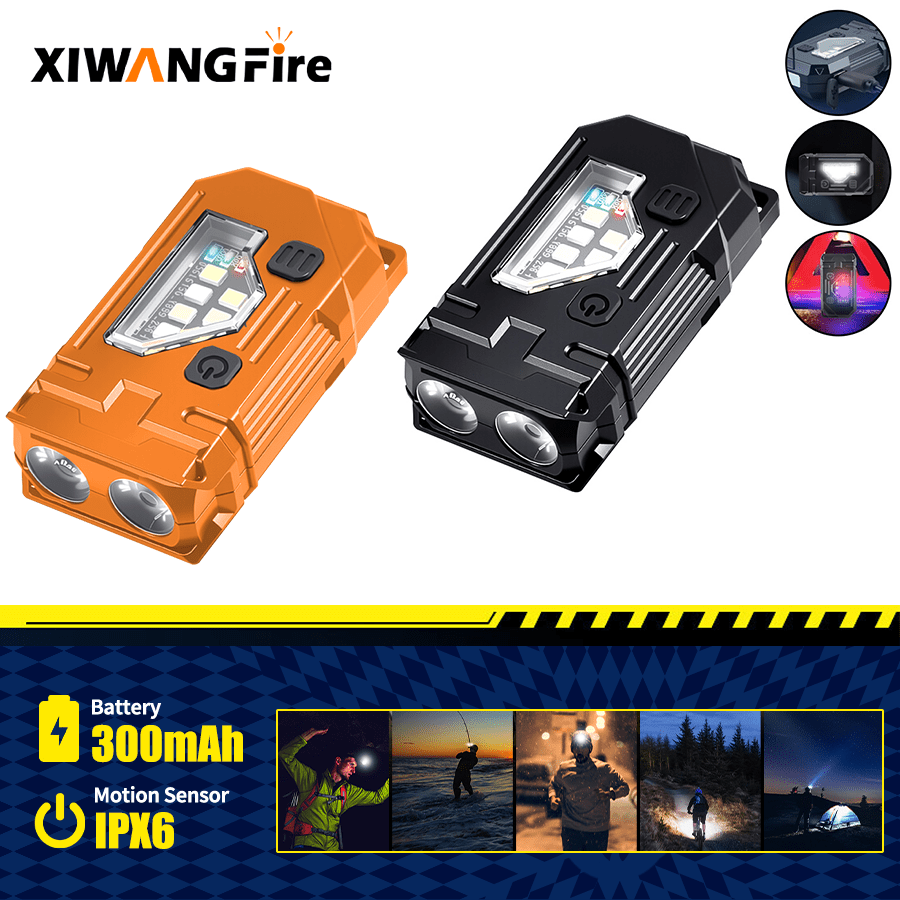 Mini Keychain EDC Flashlight - - Outdoor Lighting Beacon recension och pris