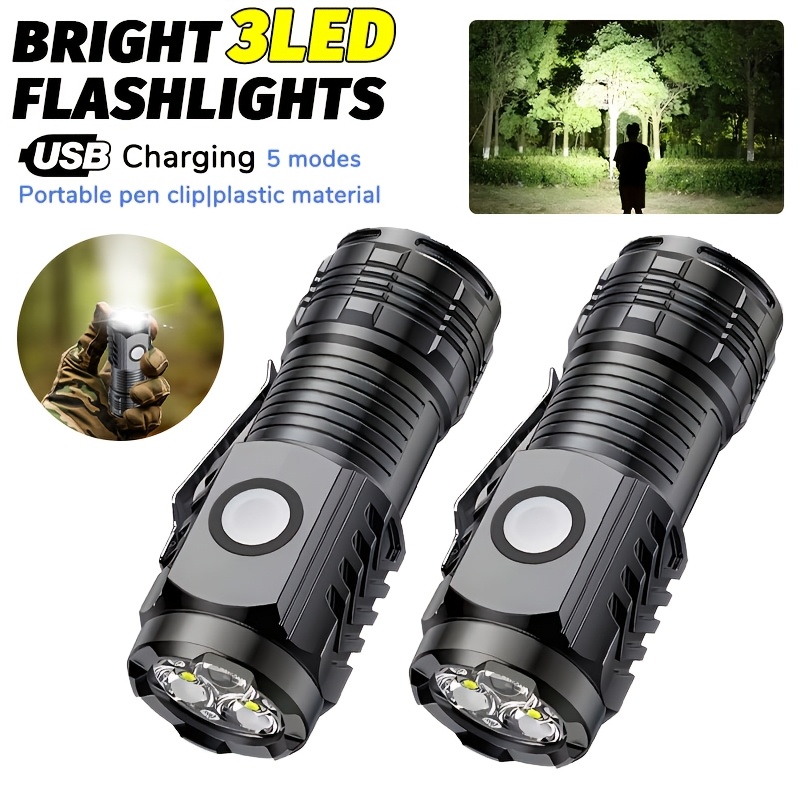 Portable Mini LED Handheld Fla - Outdoor Lighting Beacon recension och pris