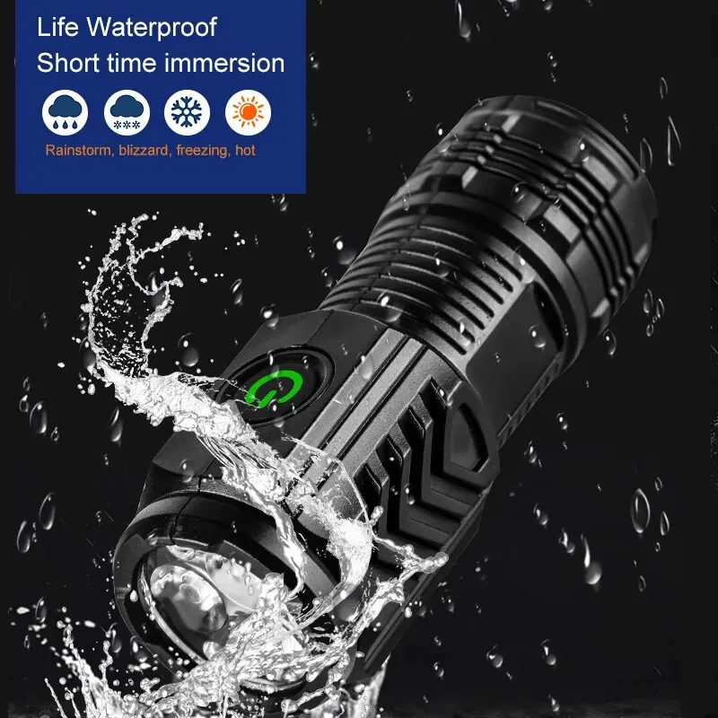 Portable Mini LED Handheld Fla - Outdoor Lighting Beacon recension och pris