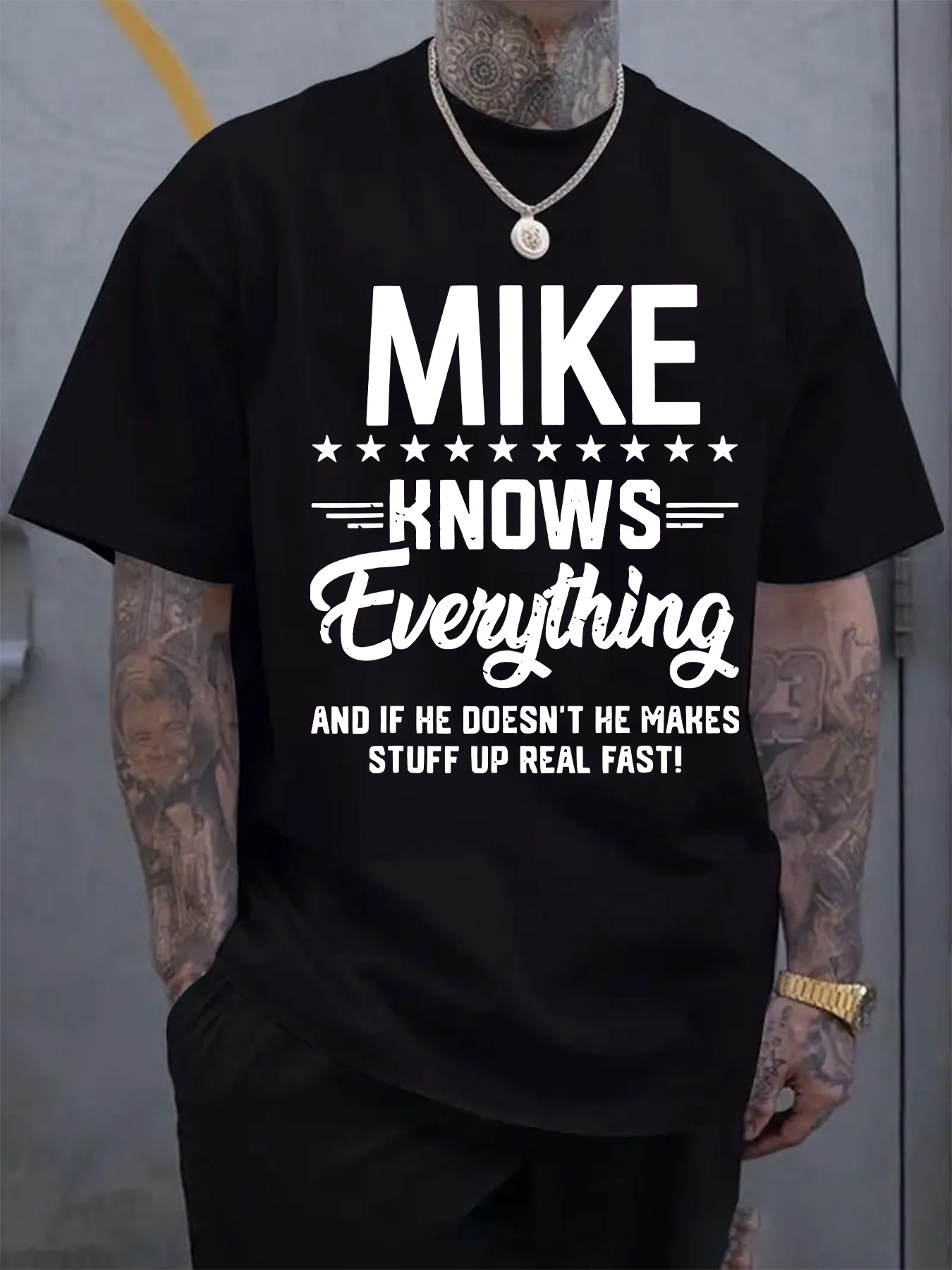 Men's Humorous Slogan Graphic  - Outdoor Lighting Quotes recension och pris