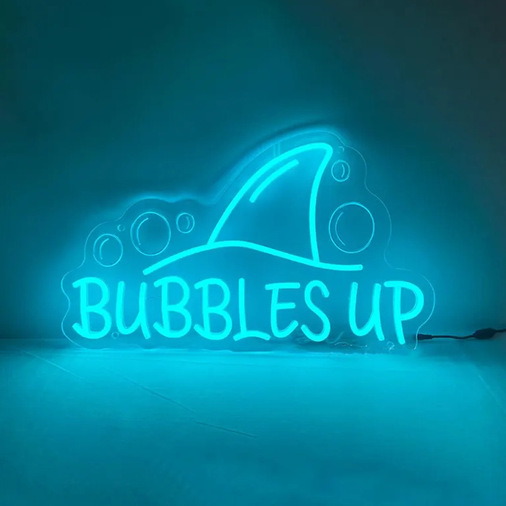 Bubbles Up Neon Sign, Tropical - Outdoor Lighting Quotes recension och pris