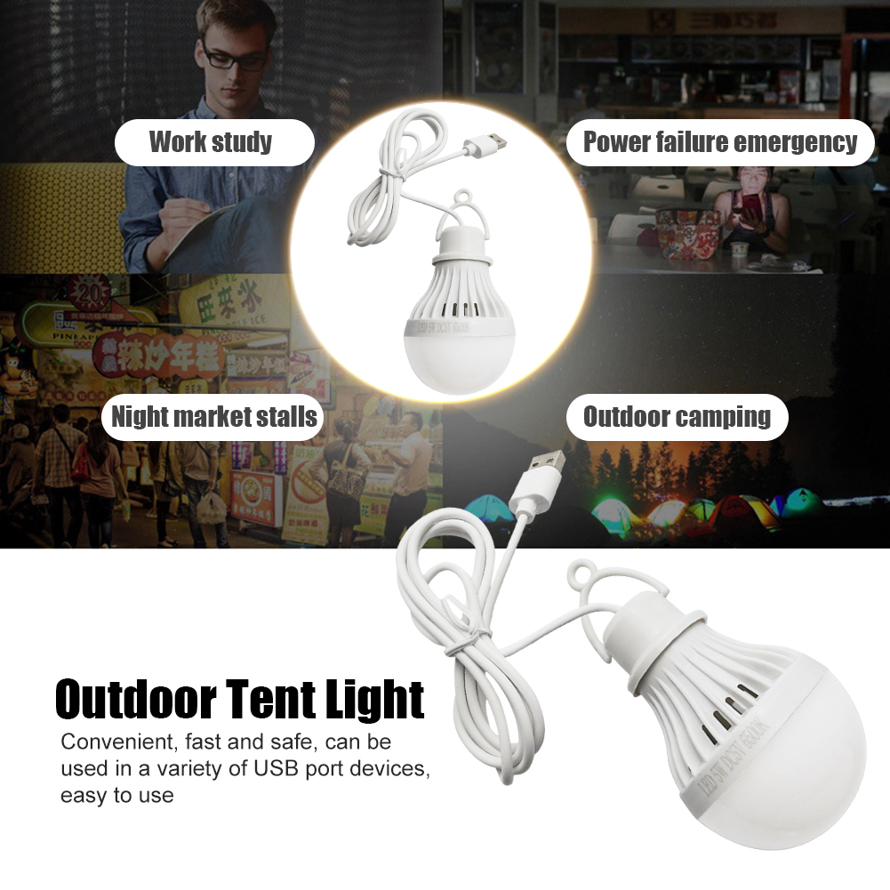 USB Light Bulb LED Camping Lig - Outdoor Lighting Quotes recension och pris