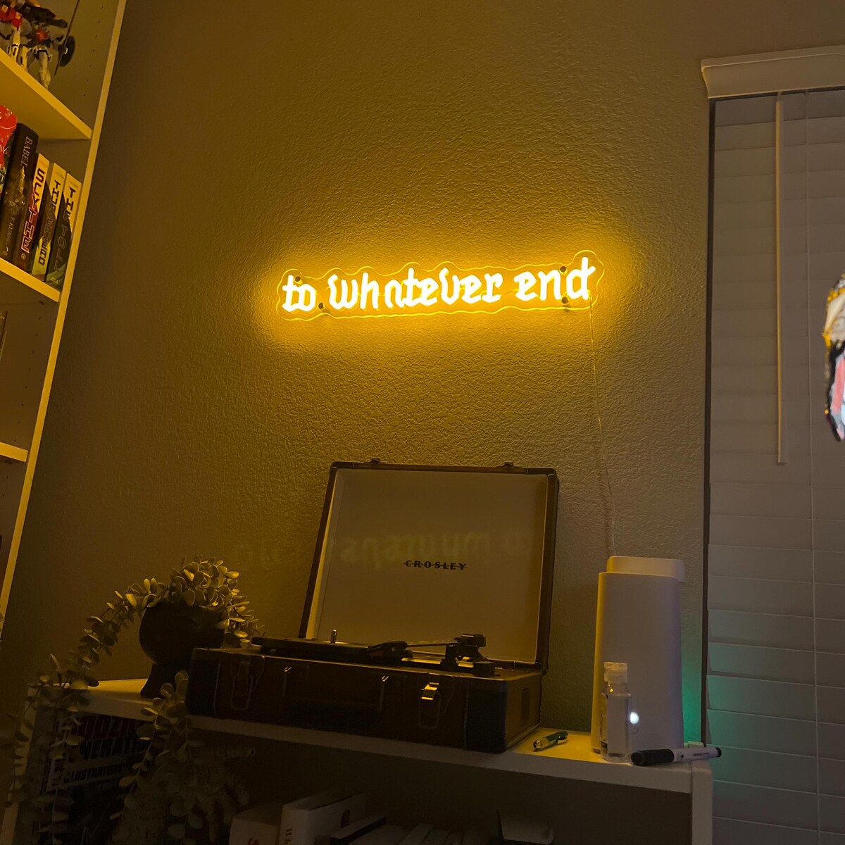 To Whatever End Neon Sign: ACO - Outdoor Lighting Quotes recension och pris