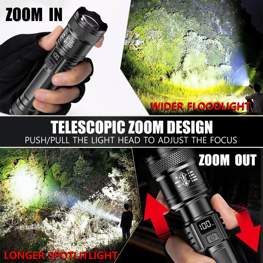 Rechargeable LED Flashlight Zo - Outdoor Lighting Beacon recension och pris