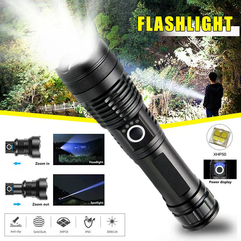 High Power XHP70 Led Flashligh - Outdoor Lighting Nearby recension och pris