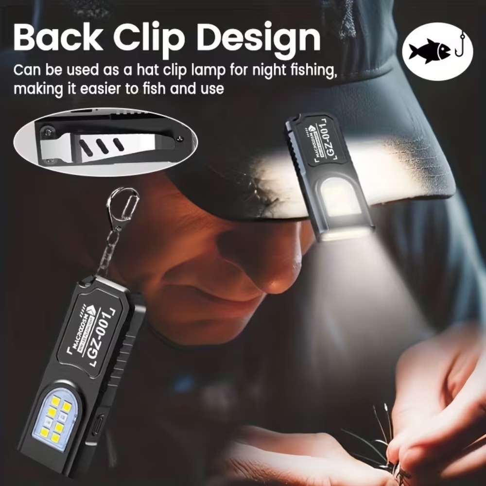 Mini COB LED Keychain Flashlig - Outdoor Lighting Beacon recension och pris