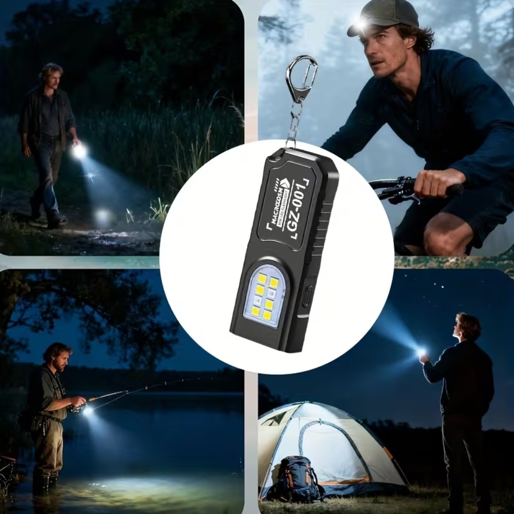 Mini COB LED Keychain Flashlig - Outdoor Lighting Beacon recension och pris